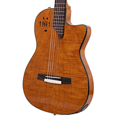 Barcelona TORO-NAT İnce Kasa Natural Elektro Klasik Gitar